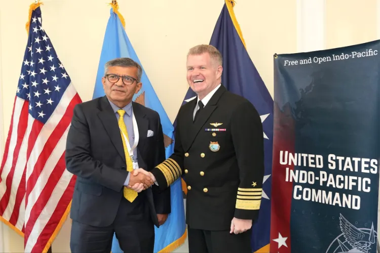 Defence Secretary Rajesh Kumar Singh held talks with Admiral Samuel J Paparo, Commander of the United States Indo-Pacific Command (INDOPACOM)