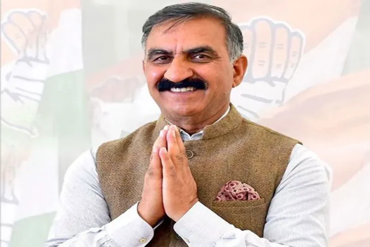 Himachal Pradesh Chief Minister Sukhvinder Singh Sukhu 