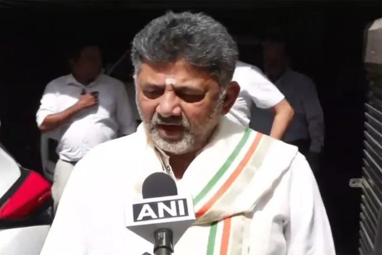 Senior Congress leader D. K. Shivakumar 