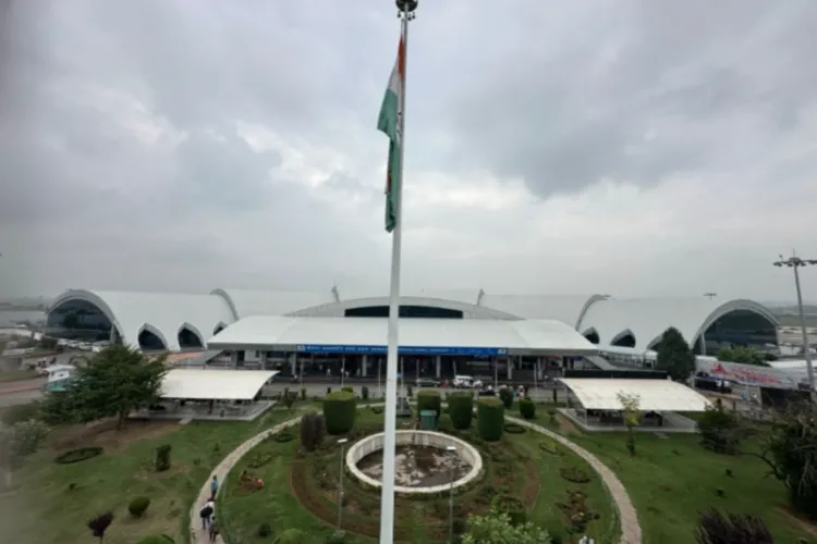 Visual of Srinagar Airport