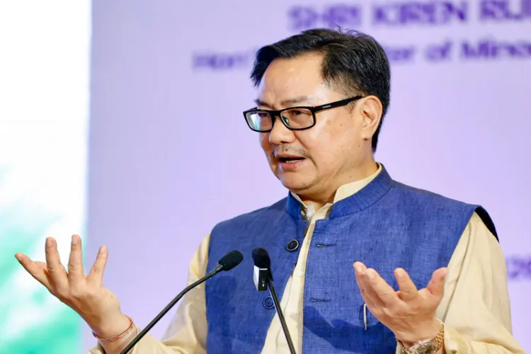 Union Minister Kiren Rijiju 