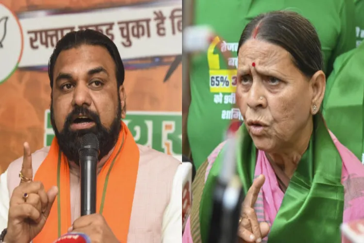 Bihar Chief Minister Samrat Choudhary and former CM Rabri Devi 