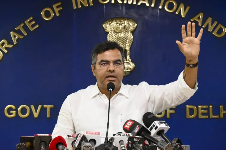 Delhi water minister Parvesh Sahib Singh