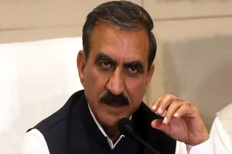  Himachal CM Sukhvinder Sukhu 