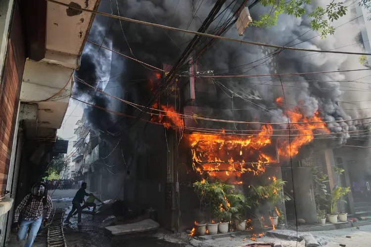 Delhi Hotel Fire