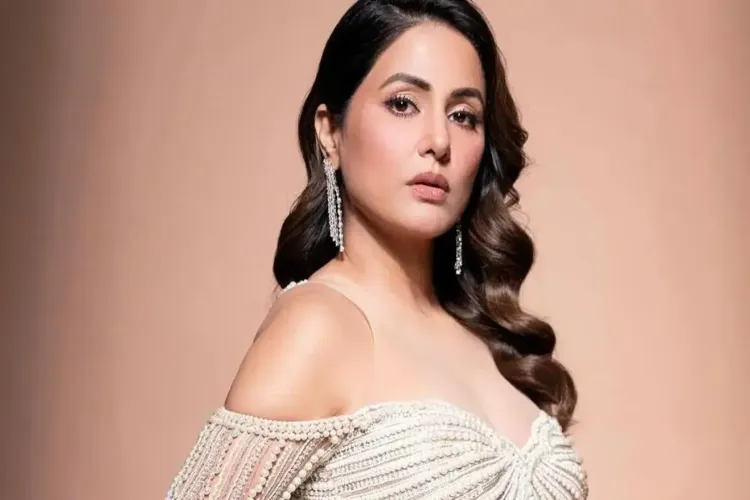 Bollywood actress Hina Khan