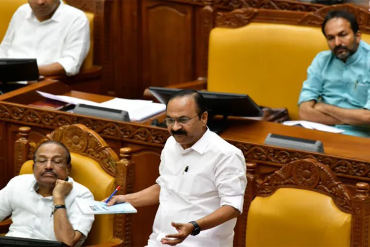 Keralam Chief Minister and Finance Minister V D Satheeshan 