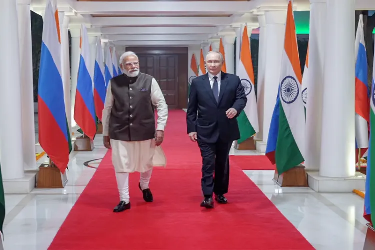 PM Modi and Russian President Vladimir Putin 