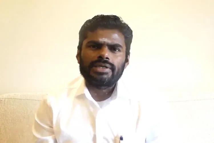 Former Tamil Nadu BJP president K Annamalai