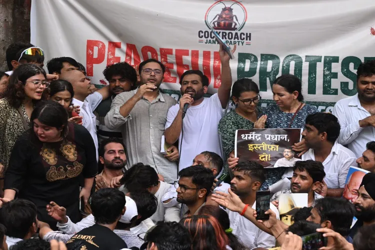 Abhijeet Dipke, founder of the online movement Cockroach Janta Party (CJP)