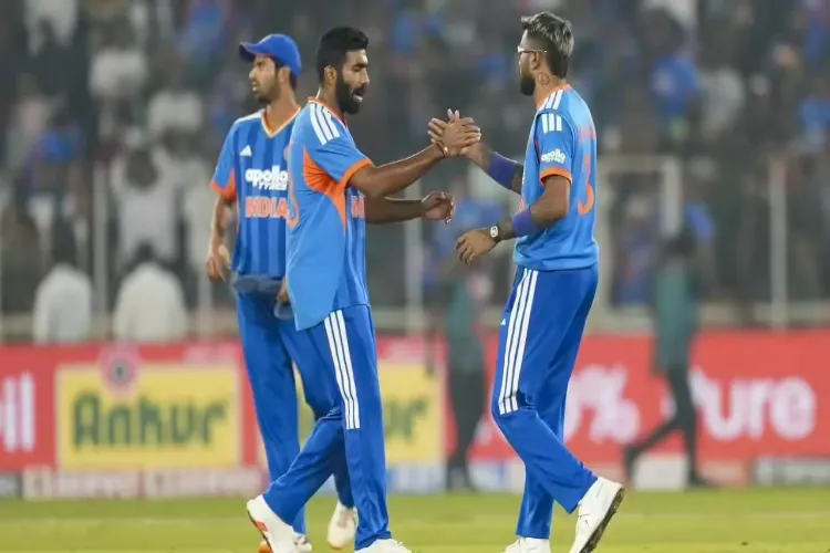 Indian premier pacer Jasprit Bumrah and all-rounder Hardik Pandya