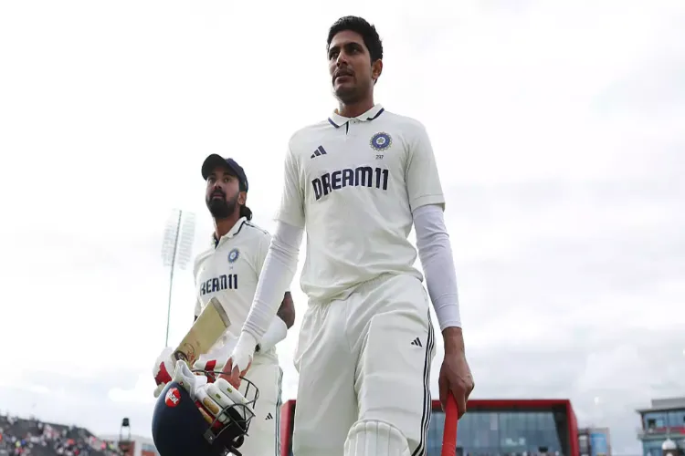 Indian Skipper Shubman Gill and KL Rahul 
