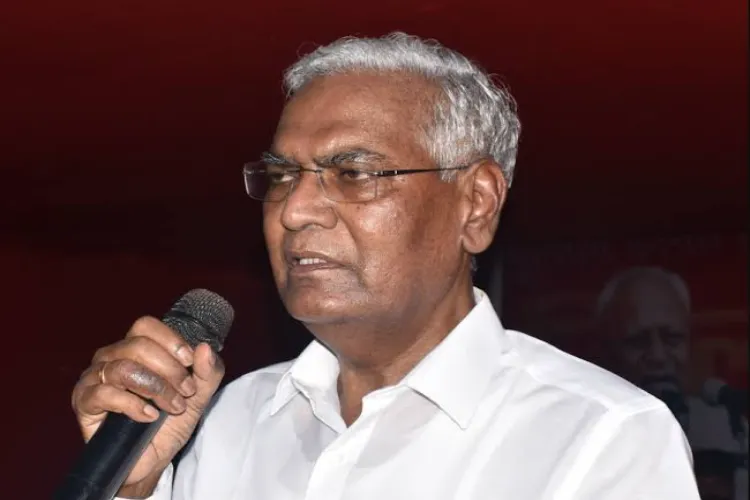 Communist Party of India (CPI) General Secretary D Raja