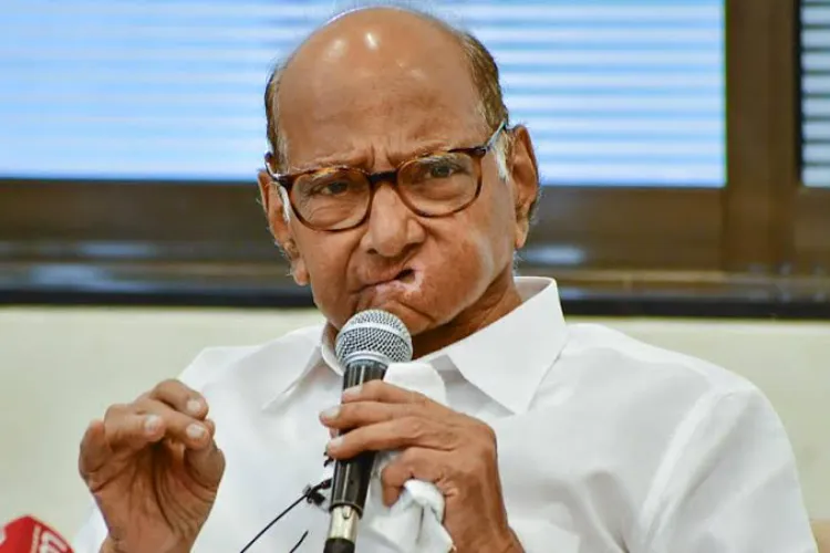Nationalist Congress Party (NCP) supremo Sharad Pawar 