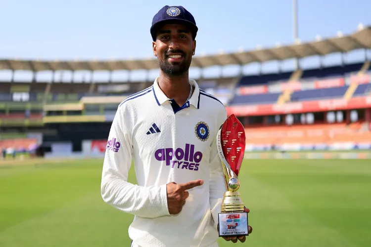 India's left-arm spinner Manav Suthar