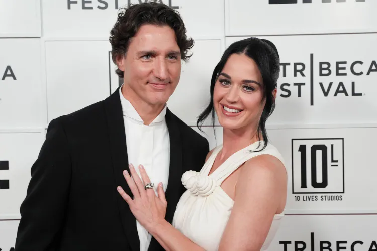 Pop superstar Katy Perry and former Canadian Prime Minister Justin Trudeau