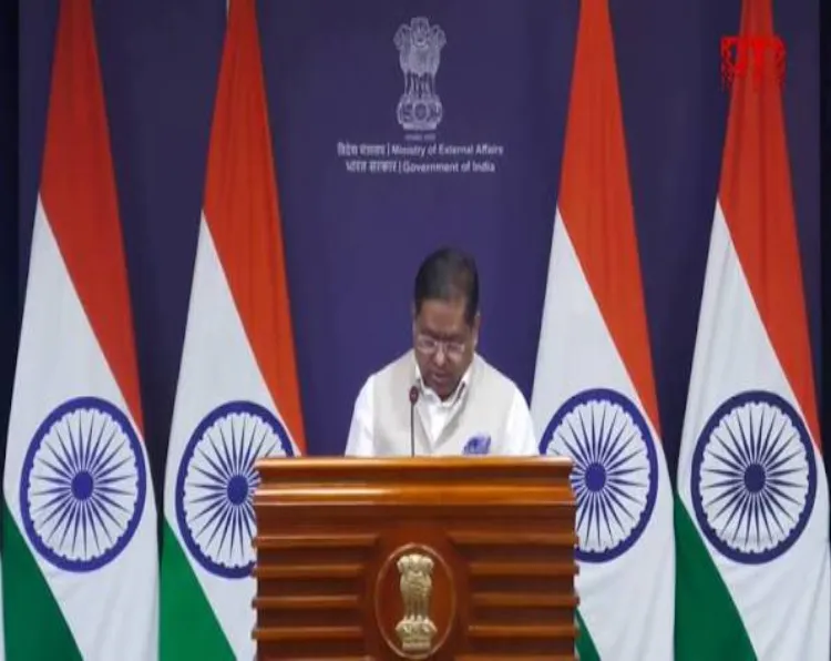 MEA spokesperson Randhir Jaiswal