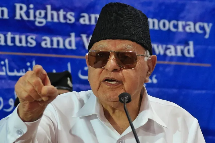 National Conference president Farooq Abdullah 