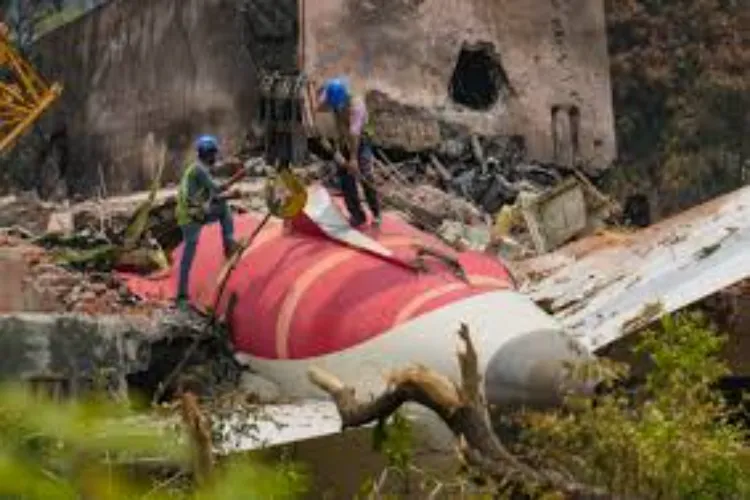  AI-171 plane crash site