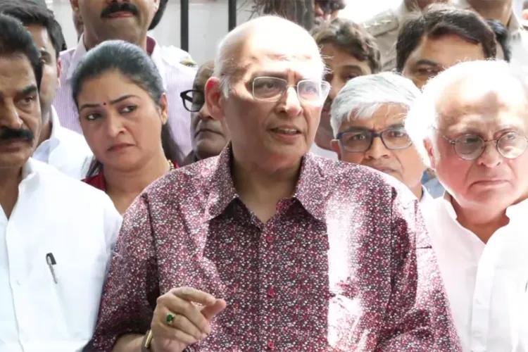 Congress MP Abhishek Manu Singhvi