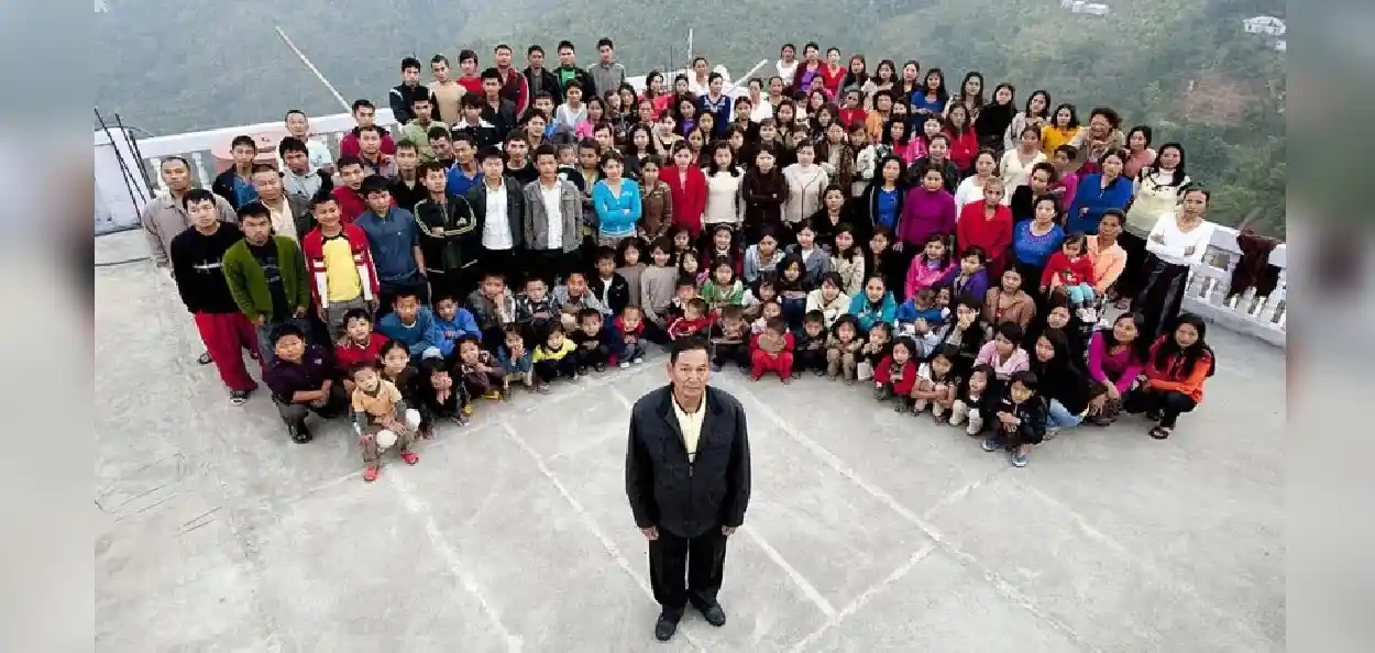 The World's largest family with its Patriarch Ziona Chana