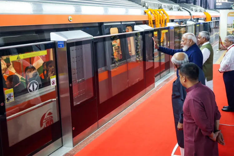 PM Modi inaugurates final section of Ahmedabad Phase-2 Metro project
