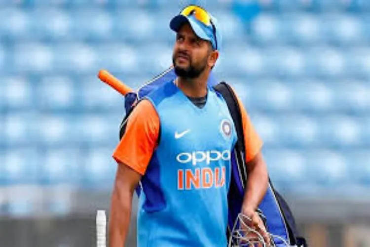 Former batter Suresh Raina 