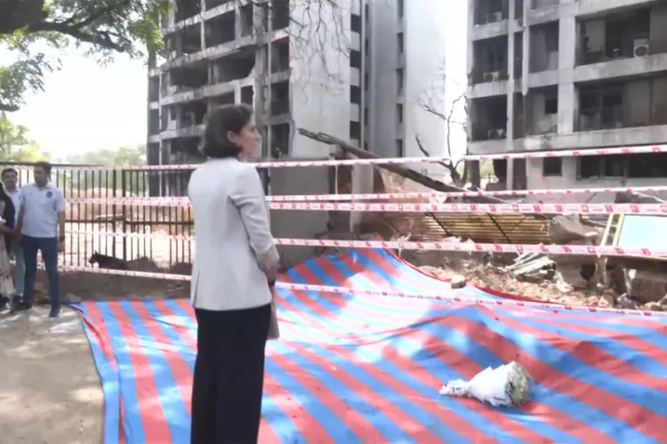 British High Commissioner Lindy Cameron pays tribute to AI-171 crash victims