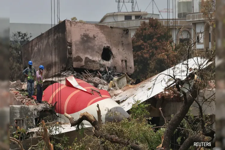 Air India Palne AI 171 Crash Site