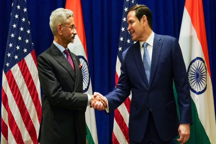 External Affairs Minister S Jaishankar with  US Secretary of State Marco Rubio 