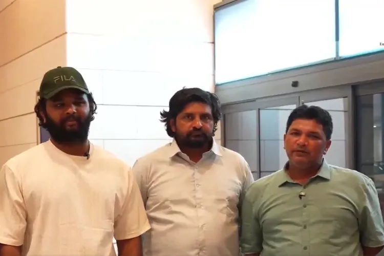 Rescued Indian crew members of MT Jalveer after safely returning home following a coordinated rescue and repatriation operation by Omani authorities and the Indian Embassy in Muscat. 