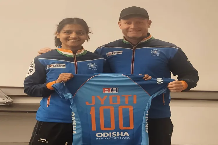 Hockey India congratulates Jyoti on completing 100 international caps.