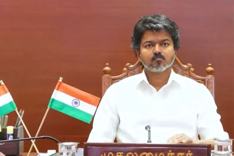 Tamil Nadu Chief Minister C. Joseph Vijay