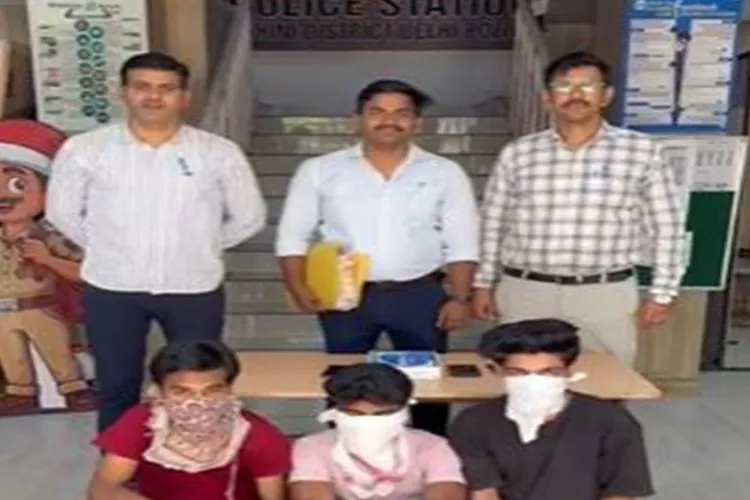 The three accused arrested by the police in connection with the “Digital Arrest” cyber fraud case 