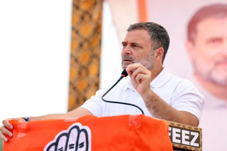 Congress leader and Lok Sabha Leader of the Opposition Rahul Gandhi 