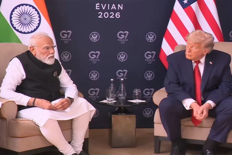 Prime Minister Narendra Modi with US President Donald Trump