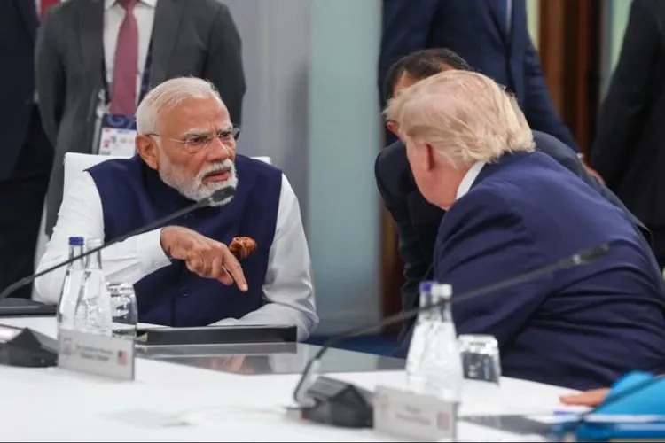Prime Minister Narendra Modi with US President Donald Trump
