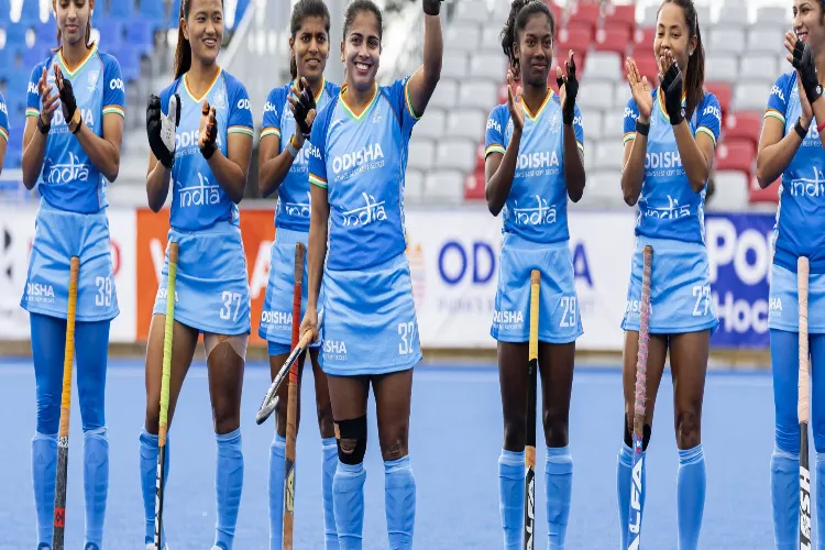 The Indian women's hockey team