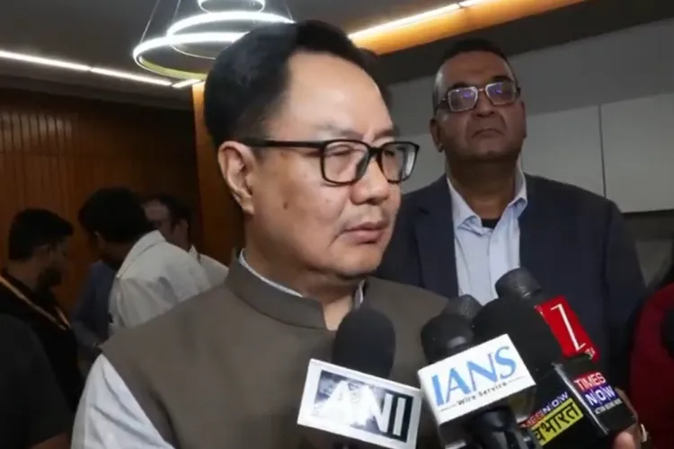 Union Parliamentary Affairs Minister Kiren Rijiju