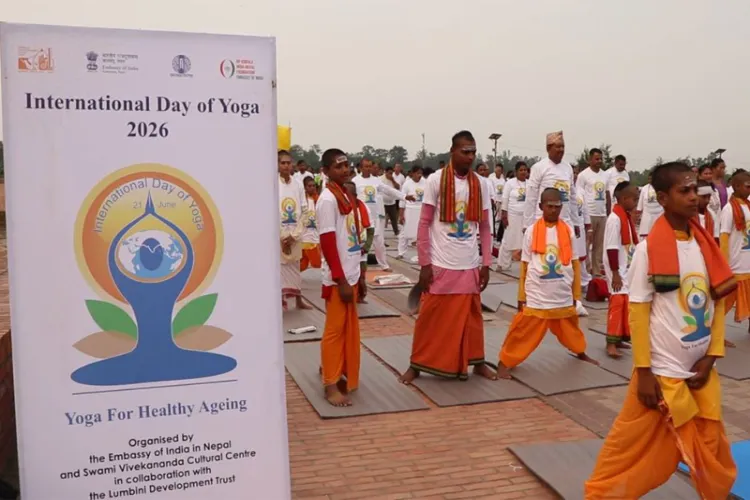 Yoga day celebrations in Nepal