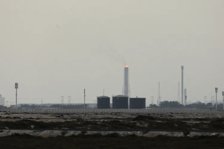 Qatar's LNG production facilities in Ras Laffan Industrial City 