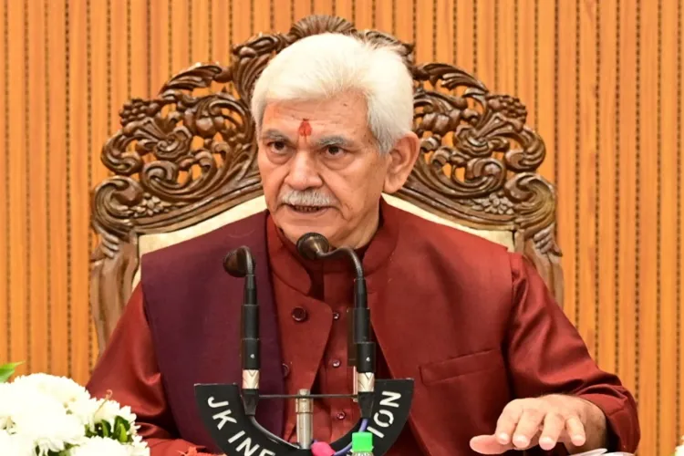Jammu and Kashmir Lieutenant Governor Manoj Sinha