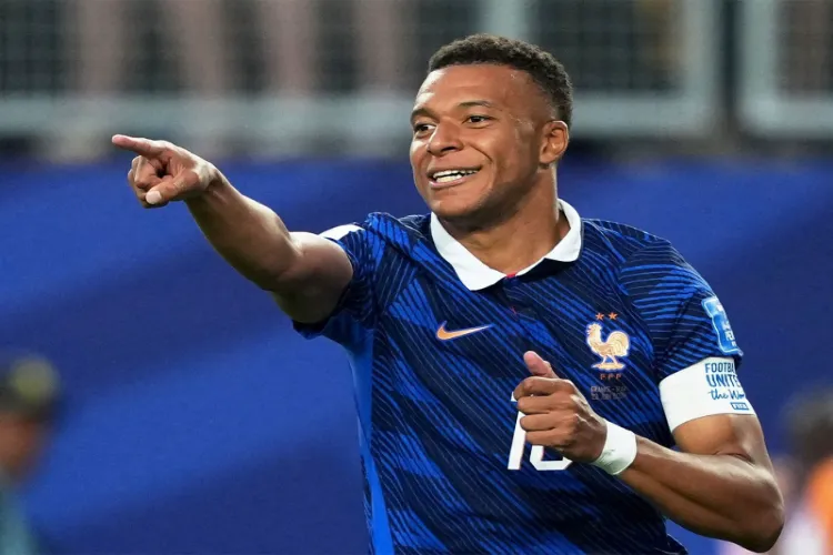 France's Kylian Mbappe during World Cup 2026 match