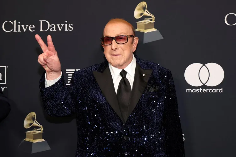 Clive Davis, a music industry mogul 