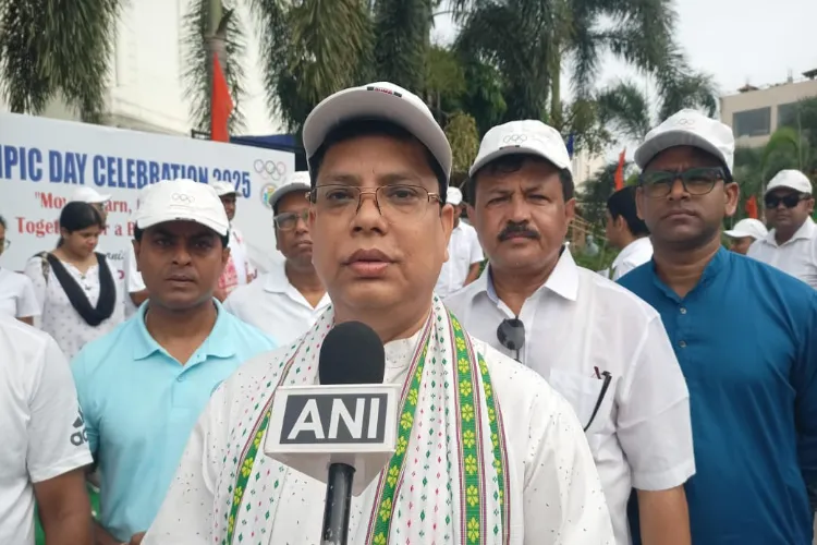 Tripura Sports Minister Tinku Roy 