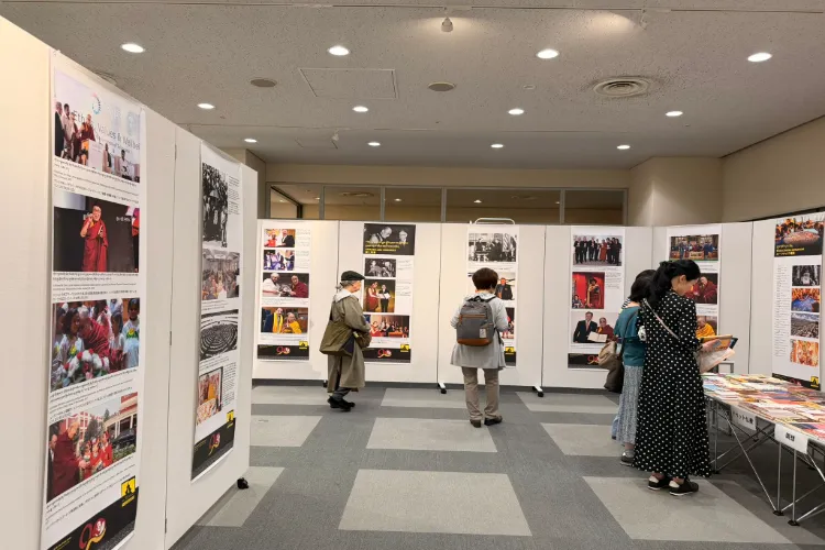 Tibet House Japan organised a two-day photo exhibition