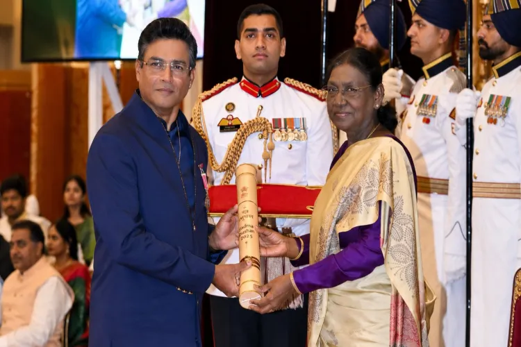 Actor R Madhavan receives Padma Shri award