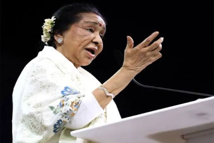 Legendary Indian singer Asha Bhosle