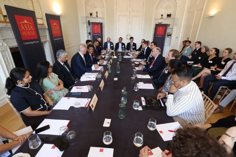 Union Minister of Commerce and Industry, Piyush Goyal with UK India Business Council members