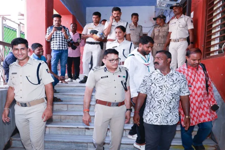 IGP Central Range Satyajit Naik and Puri SP Prateek Singh review security arrangements for Devasnana Purnima in Puri. 